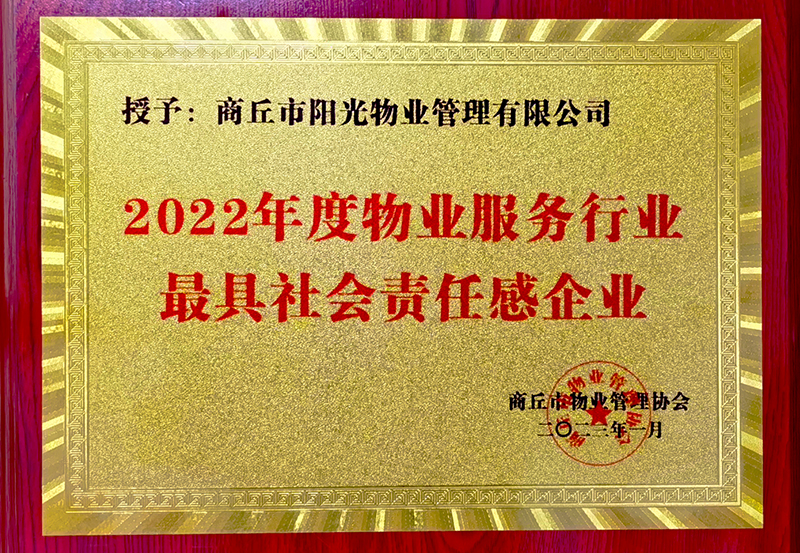 最具社會(huì )責任感企業(yè)